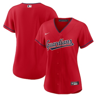 womens nike red cleveland guardians alternate replica team j